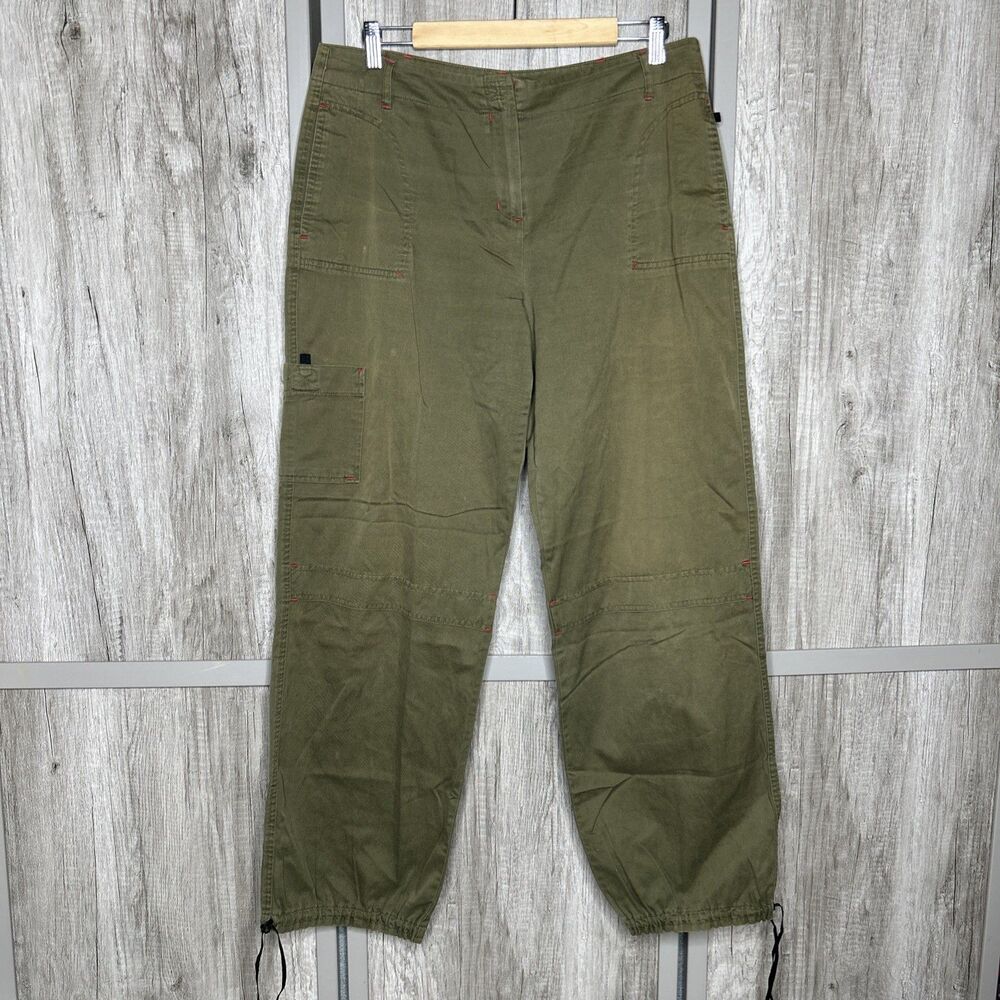 Witchery Cargo Pants Size 14 Olive Green Cotton Street Wear